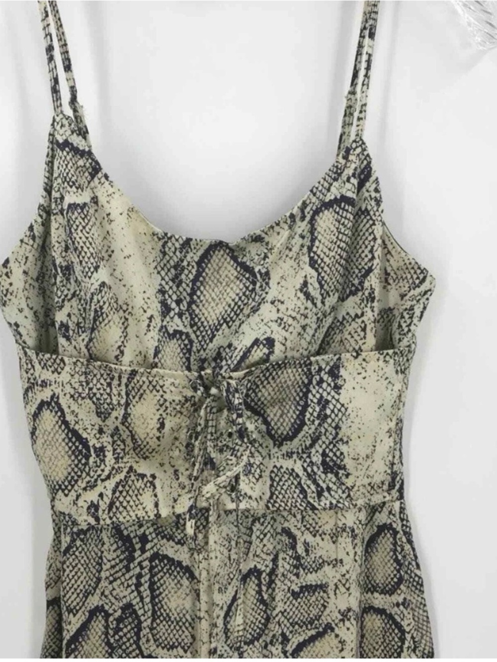 Urban Outfitters Snake Print Spaghetti Strap Jumpsuit - Picture 4 of 5